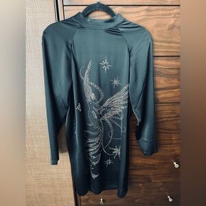 Embellished Phoenix Dress- size 8